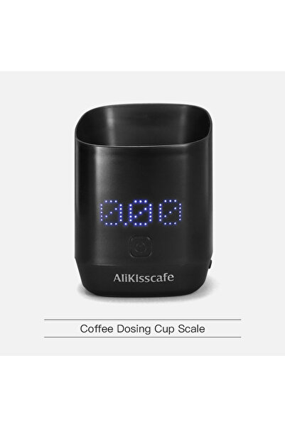Choice كوب قياس رقمي أسود من AliKisscafe، ميزان قهوة، صينية عرض، كوب قياس دقي...