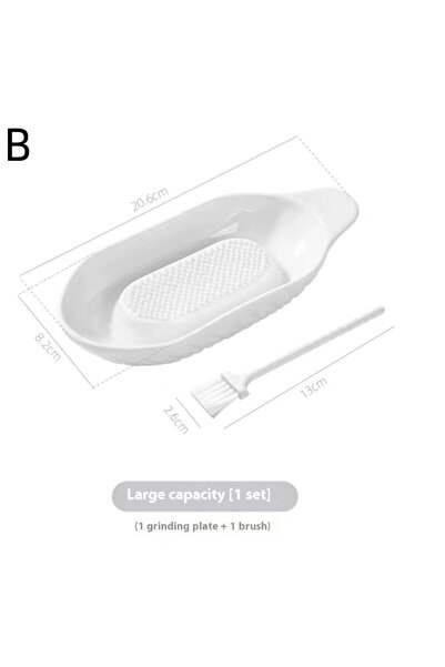 Choice1 B 〔CC11〕 أداة بشر الزنجبيل الخزفية البسيطة، مطحنة يدوية، هراسة الثوم،...