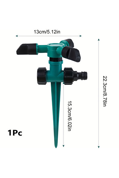 Choice 1pc 4pc Automatic 360 ° Rotating Garden Lawn Sprinkler Three-Fork Spri...