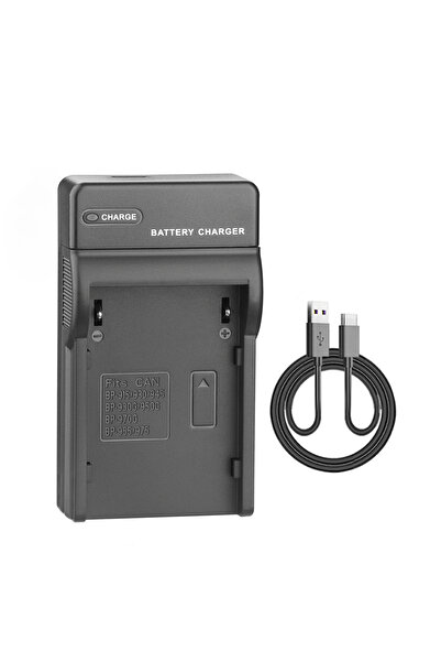 Choice شاحن بطارية Probty USB-C طراز BP-911، BP-930، BP-915، BP-945 لكاميرا ك...