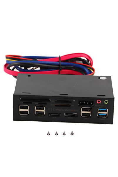 Choice لوحة تحكم وسائط سوداء مقاس 5.25 بوصة، لوحة تحكم وسائط مقاس 5.25 بوصة، ...