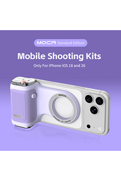 Choice كاميرا MOCA بنفسجية اللون، كاميرا COMITOK، تصوير iPhone Pro أيضًا، قلب...