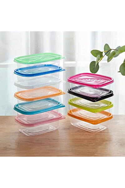 Choice Random color 10pc 10Pcs Containers Refrigerator Storage Bins Airtight ...