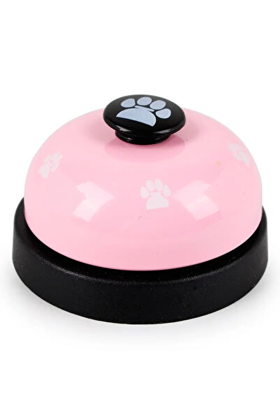 Choice لعبة تدريب الكلاب الوردية، قطعة واحدة، جرس صغير على شكل قدم، لعبة للكل...