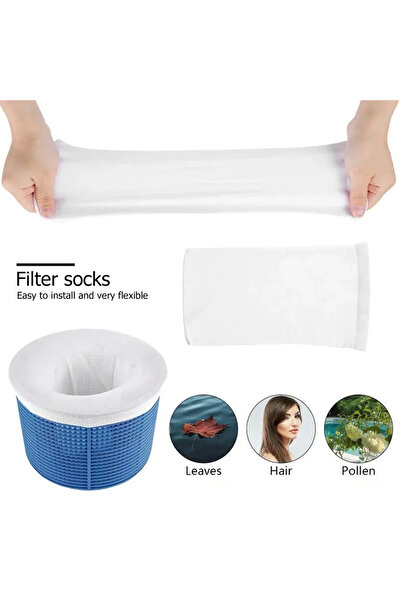 Choice1 20PCS 5/10/20pcs Pool Skimmer Filter Sks Filter Mesh Bag Nylon Mesh H...