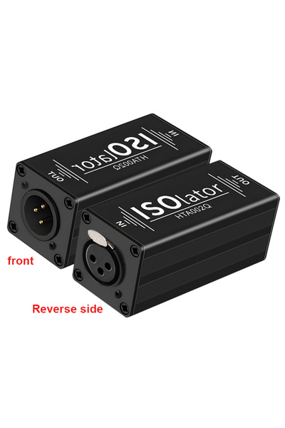 Choice1 XLR HTA002Q 1-Channel XLR Audio Isolator Noise Reduction Filter Elimi...