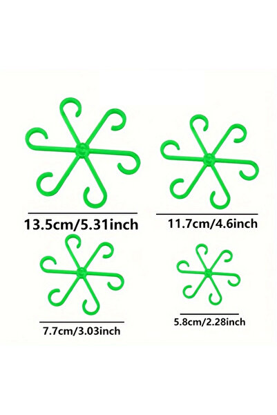 Choice Green 4Pcs Plant AntiToppling Support Pole Green Plant Fixator Gardeni...