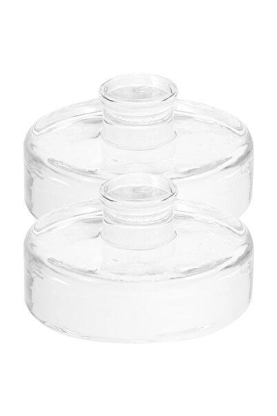 choice2 7X7X3.5CM 2pcs 2/4pcs Fermented Glass Weights Clear with Handle for K...