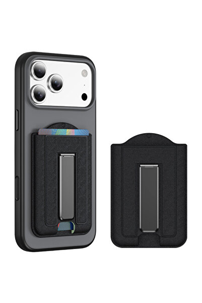 Choice3 Black Business Magnetic Wallet Card Holder, Compatible with MagSafe L...