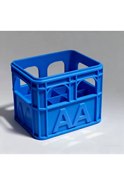 Choice1 AA Blue 1PC 3D Printed Battery Storage Box DIY Beer Crate No. 5 Aa No...