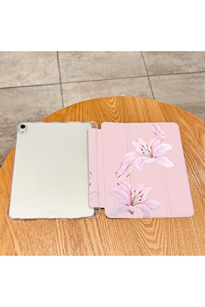Choice10 غطاء LILY0002 الأنيق والوردي ذو الرائحة العطرة لجهاز iPad 10 (10.9 ب...