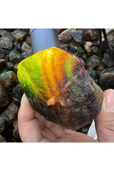Choice 30-80 غرام، قطعة واحدة، بلورات فلوريت قوس قزح، أحجار كريمة فلوريت قوس ...