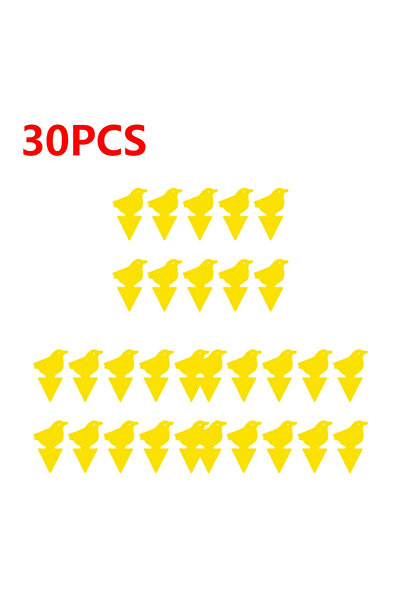 Choice13 Birds 30pcs 50-10Pcs Sticky Traps Fruit Fly Trap Yellow Sticky Bug T...