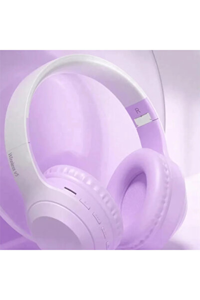 Choice1 purple NEW Headset Wireless Headset, Long Life, Foldable, Low Latency...