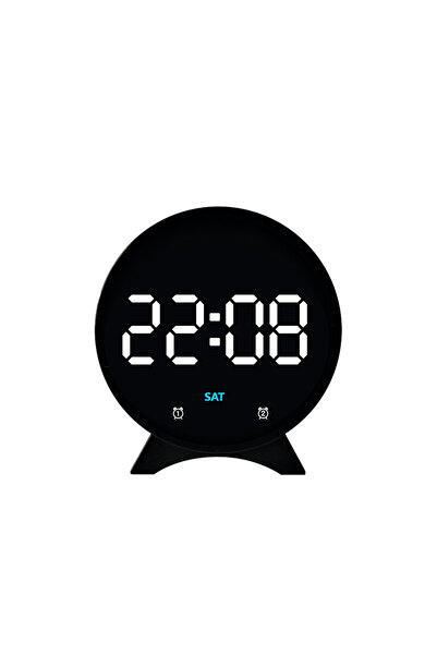 Choice4 شاشة عرض رقمية تعمل بمنفذ USB، تعرض التوقيت الصيفي، ودرجة الحرارة، وا...