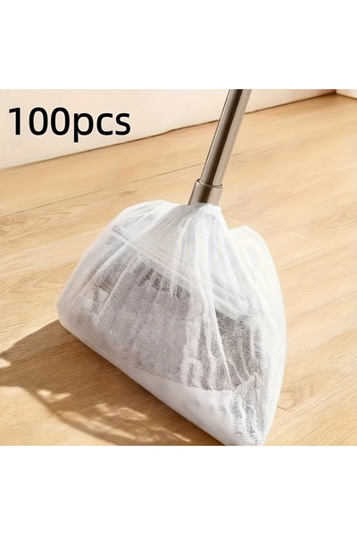 Choice 100pcs Disposable Broom Cover, Disposable Mop Cover Home Office Cleani...