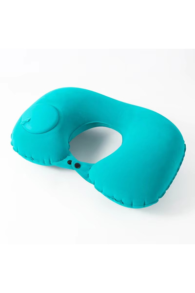 Choice Peacock blue 1pc Travel Pillows Airplanes Inflatable Super Light Porta...