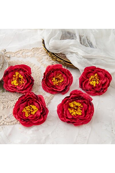 Choice5 20 قطعة من زهور الكاميليا حرير الاصطناعية، لون 2، 10/20 قطعة، لتزيين ...