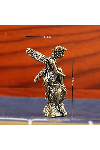 Choice4 تمثال كيوبيد إله الحب A4، زينة صغيرة، تماثيل ملاك حارس من النحاس، ديك...