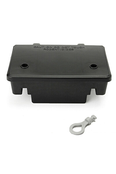 Choice صندوق مصائد الفئران والقوارض الاحترافي باللون الرمادي الفاتح، مزود بمف...