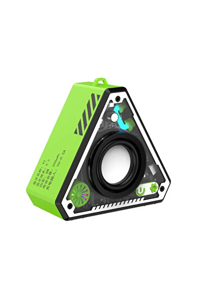 Choice مكبر صوت بلوتوث صغير XIKCU أخضر اللون، مزود بمضخم صوت، صوت محيطي عالي ...