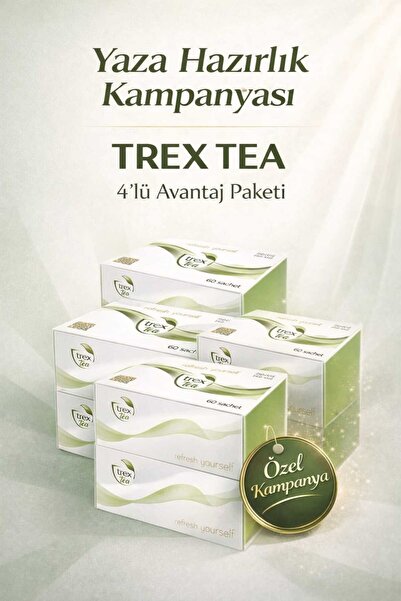 Trex Tea Trexta Trextea Detox Bitkisel Çay 4 lü Paket