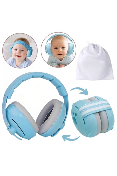 Kidizi Casti antifonice bebelusi si copii 0-4 ani, model transformabil 2 in 1...