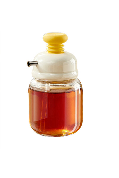 Choice1 White ♥♥♥Press-top Glass Oil Bottle,Soy Sauce And Vinegar Condiment B...