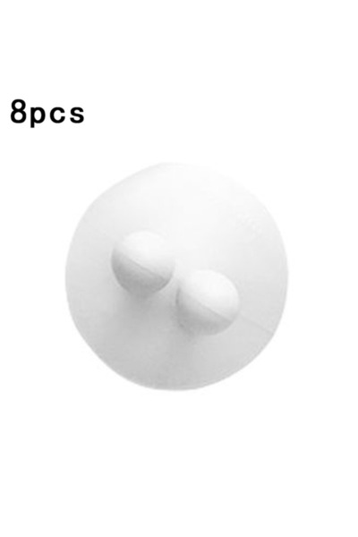 Choice 8 قطع أو 8/16 قطعة من خطافات التخزين الجدارية بدون ثقب مع أكواب شفط، ر...