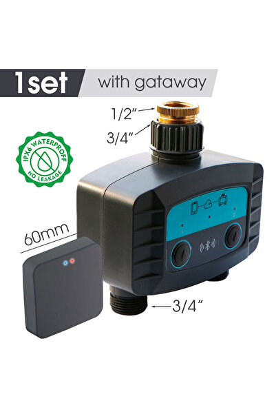 Choice Timer Gateway 2-way WiFi/Bluetooth-compatible Garden Smart Water Timer...