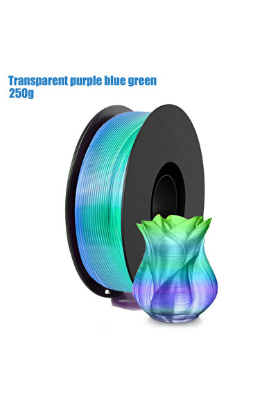 choice2 P green blue 250g Transparent gradient PLA filament bundle multi-colo...