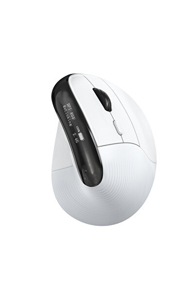 Choice1 ماوس لاسلكي Kysona EM11 Pro أبيض عمودي بتردد 2.4 جيجا هرتز، مريح، دقة...