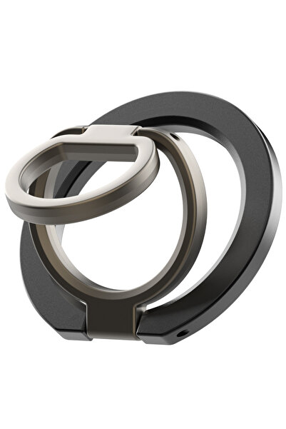 choice2 حامل هاتف مغناطيسي مزدوج الجوانب أسود اللون متوافق مع MagSafe، حامل ح...