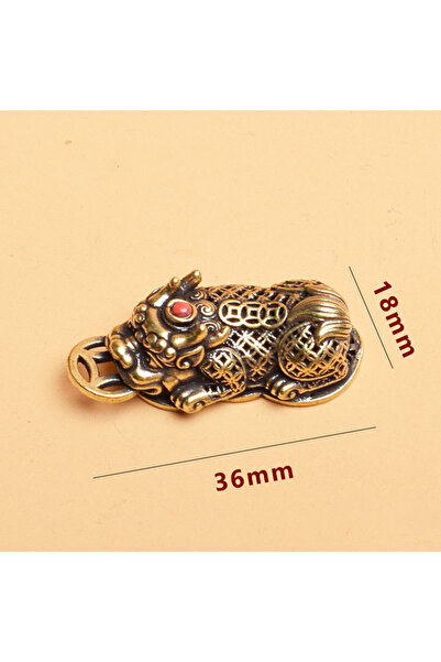 Choice 1PC Brass Animal Pixiu Charms Pendant Statue Ornament Chinese Miniatur...