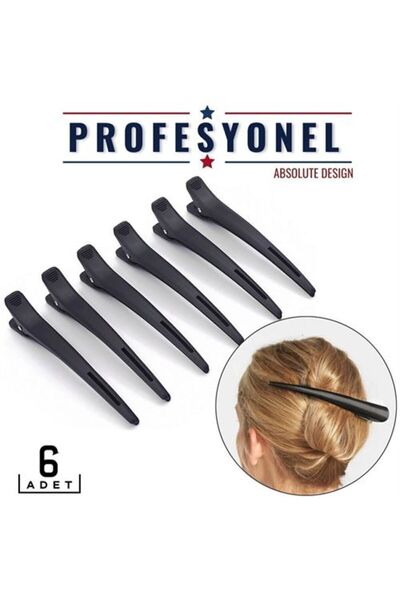 Creatividad Solutions مشبك شعر 6 قطع بتصميم مطلق718287