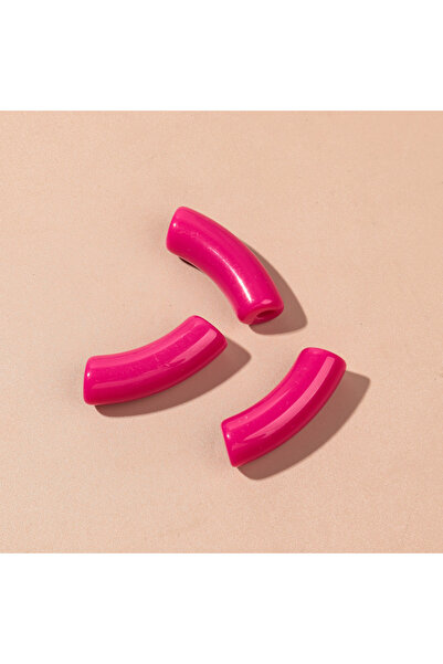 Choice1 خرز أكريليك وردة مقاس 11 × 35 مم، 20 قطعة/عبوة، خرز أنبوبي من بامبو م...