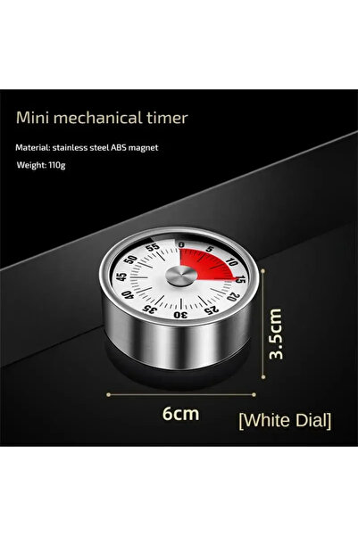 Choice مؤقت تعليمي وخبز أبيض G4993B - مغناطيسي ميكانيكي، عد تنازلي مرئي، ساعة...