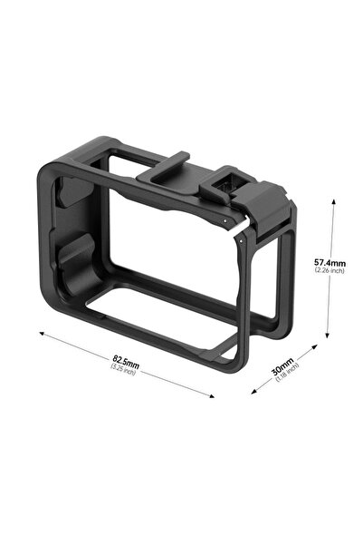 Choice1 Plastic For DJI Osmo Action 6 Sport Action Camera Mounting Cage Camer...