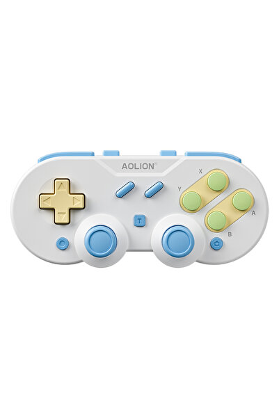 Choice4 White Aolion Wireless Retro Mini Game Controller Joypad Hall Effect J...