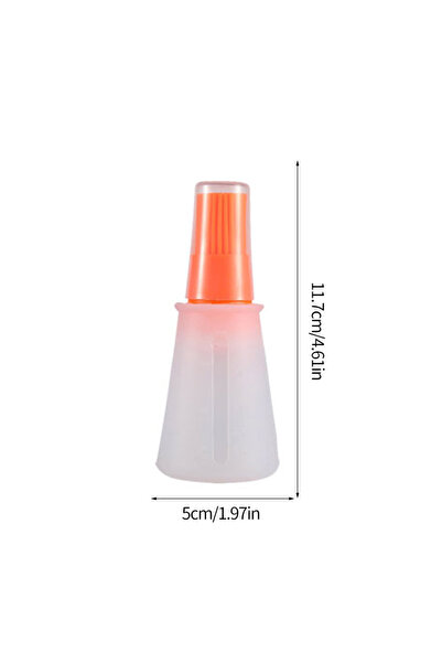 Choice1 gjys-orange Silicone Heat-resistant Food Grade Kitchen Baking Oil Dis...