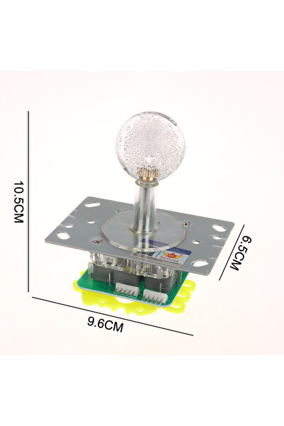 Choice عصا تحكم ألعاب أركيد LED مقاس واحد 12 فولت، عصا تحكم ملونة متوهجة لآلة...