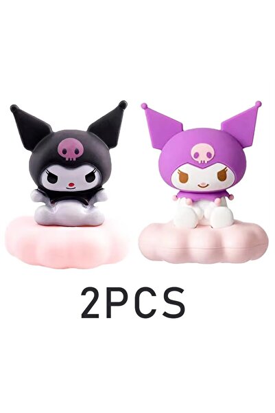 Choice5 مصباحان ليليان من سانريو؛ بنمط سحابي مطلي بالمينا؛ كلب كولورو؛ كلب أو...