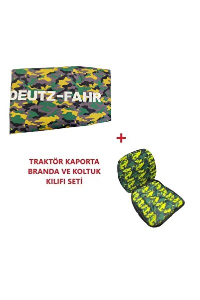 TarımGaraj Deutz Fahr 4055 E 4065 E ve 4075 E Serisi Tenteli Traktör Kılıfı B...