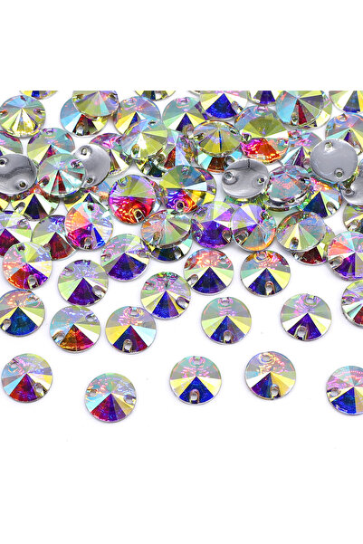 Choice5 ١٠٠ قطعة من أحجار الراين الكريستالية AB مقاس ١٠ مم، ٨-٢٢ مم، ١٠٠ قطعة...