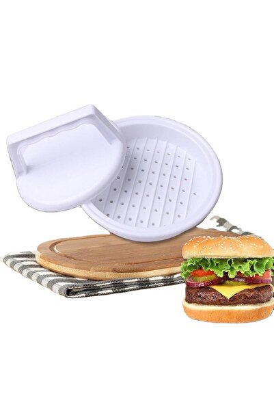 Choice مكبس برجر بلاستيكي واحد، مكبس برجر محشو، قالب بلاستيكي لصنع البرجر للش...