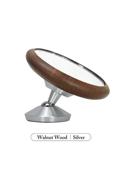 Choice6 Walnut Silver Base Espresso Shot Mirror Extraction Mirror Magnetic Fo...