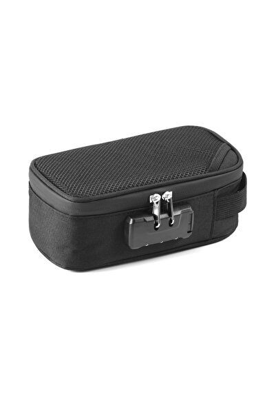 Choice Black Smell Proof Case Activated Carbon Lined Smell Proof Stash Box wi...