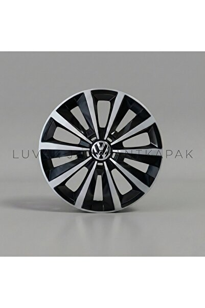 Volkswagen Polo Uyumlu JantKapağı - 14 İnç - 1 Takım (4 adet) - Çelik görünümlü