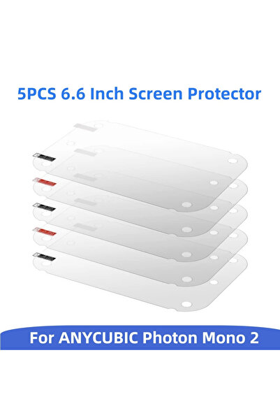Choice 5 pcs 5PCS Screen Protector 6.6 Inch LCD Protective Film for Anycubic ...