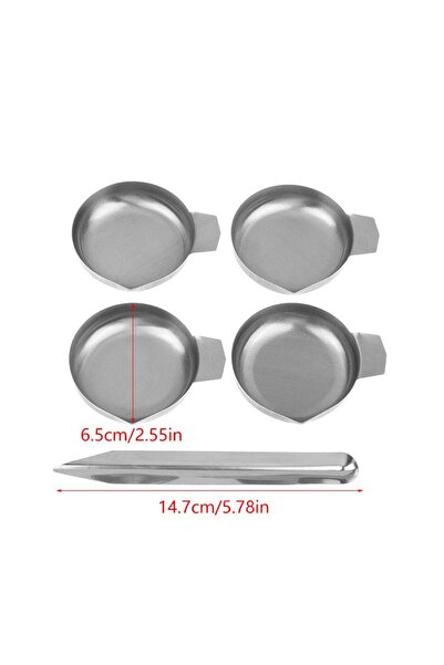 Choice3 A6 1Set Weighing Powder Pans Scale Pan For Weigh Liquid Powder Gems D...